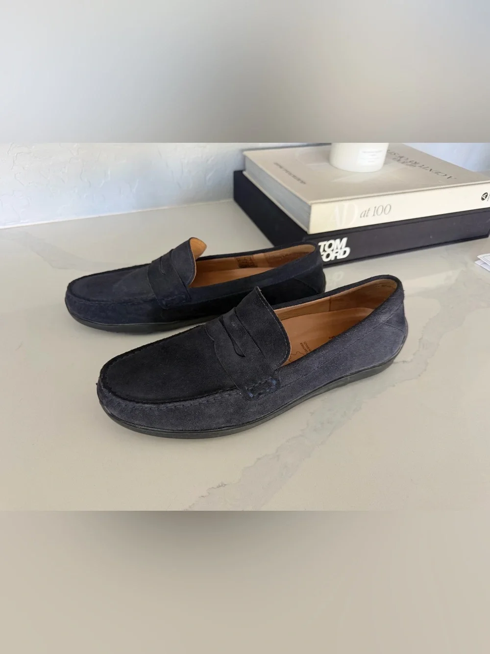 Samuel Hubbard Suede Men Loafers - Navy